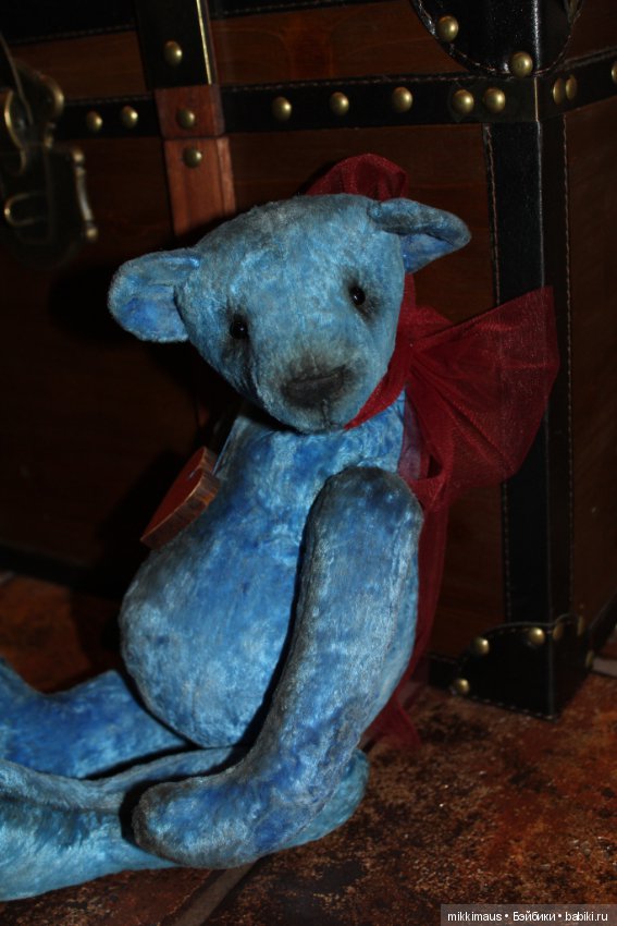 Цвет настроения синий! Мишка тедди (фото 5)