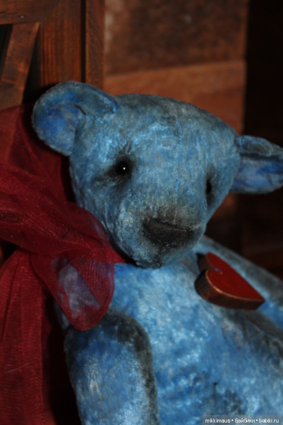 Цвет настроения синий! Мишка тедди (фото 2)