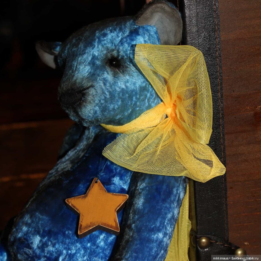 Цвет настроения синий! Мишка тедди (фото 9)