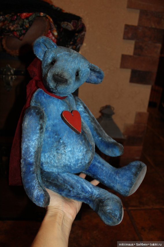 Цвет настроения синий! Мишка тедди (фото 7)