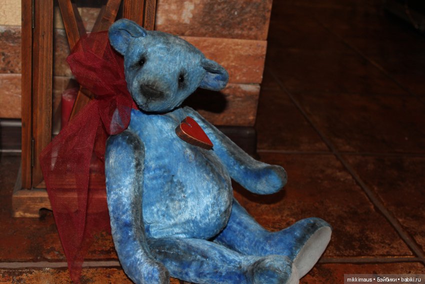 Цвет настроения синий! Мишка тедди (фото 3)