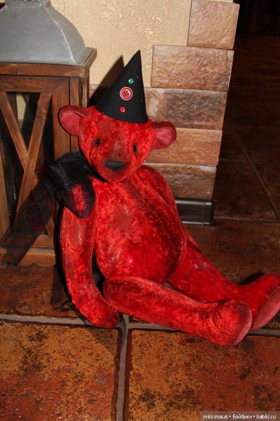 Цвет настроения синий! Мишка тедди