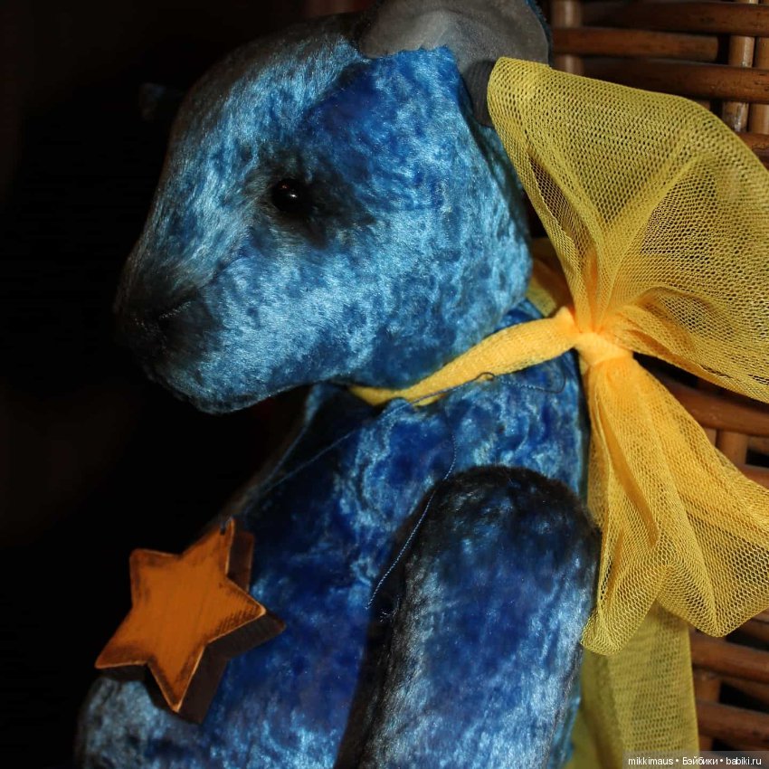 Цвет настроения синий! Мишка тедди (фото 8)