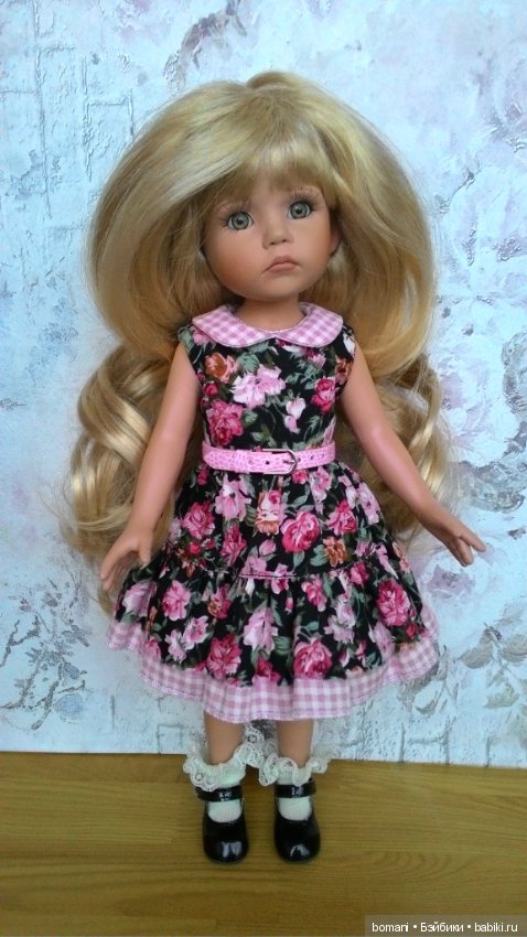 Сестрички - сладкие губки, пухлые щечки. Куклы от Linda Rick 33см (фото 9)