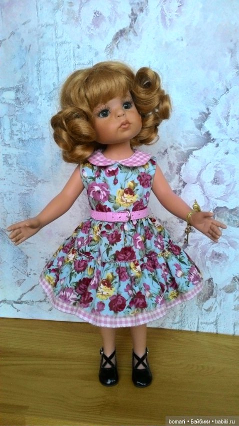 Сестрички - сладкие губки, пухлые щечки. Куклы от Linda Rick 33см (фото 7)