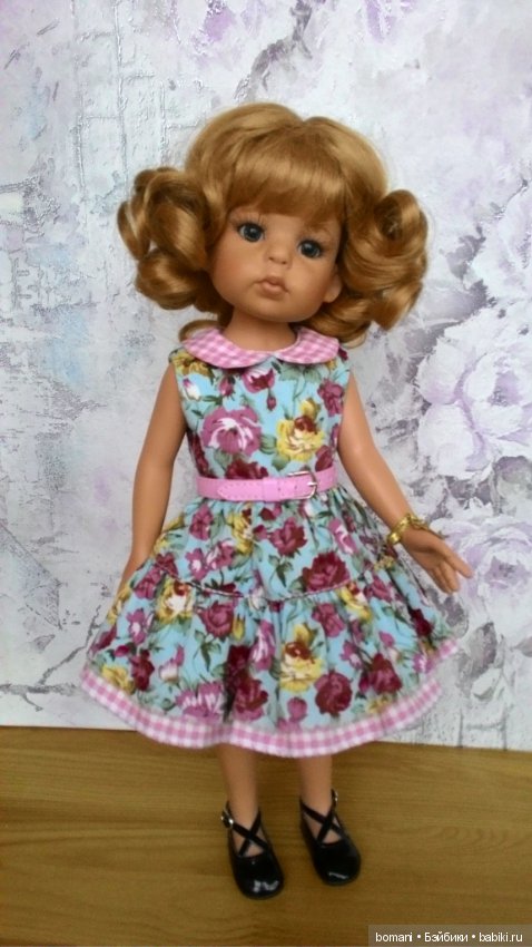 Сестрички - сладкие губки, пухлые щечки. Куклы от Linda Rick 33см (фото 6)