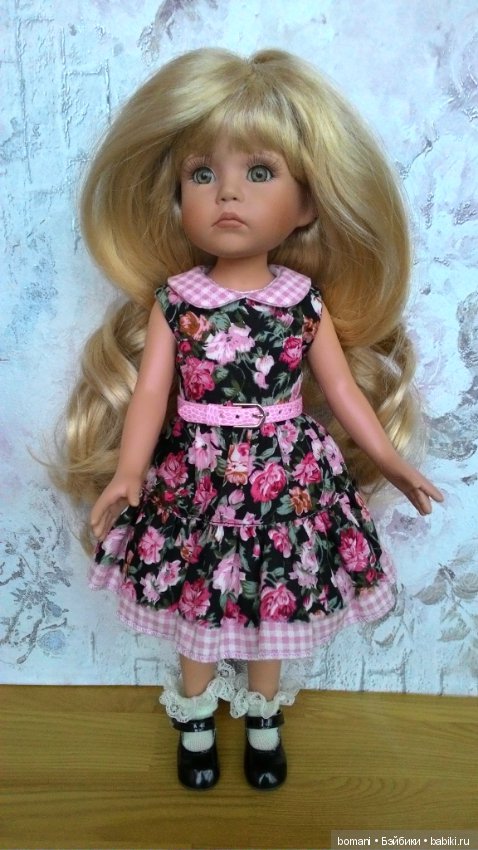 Сестрички - сладкие губки, пухлые щечки. Куклы от Linda Rick 33см (фото 10)