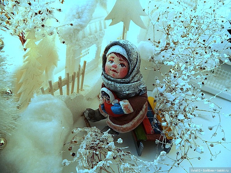 Новые ватные игрушки. "Дюймовочка"