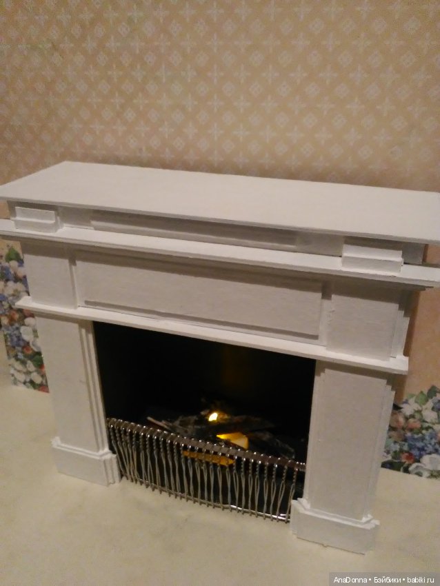 Камин в масштабе 1/6 — Мебель для кукол и домиков: фото (фото 2)
