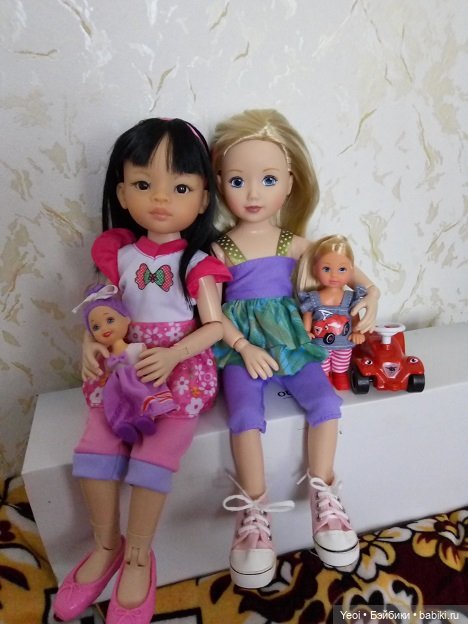 Куколки: Джолина гимнастка (Zapf /Запф) и Лиу