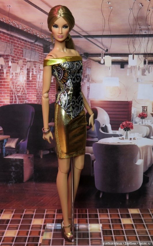 В золотом — Одежда и обувь для кукол своими руками: фото