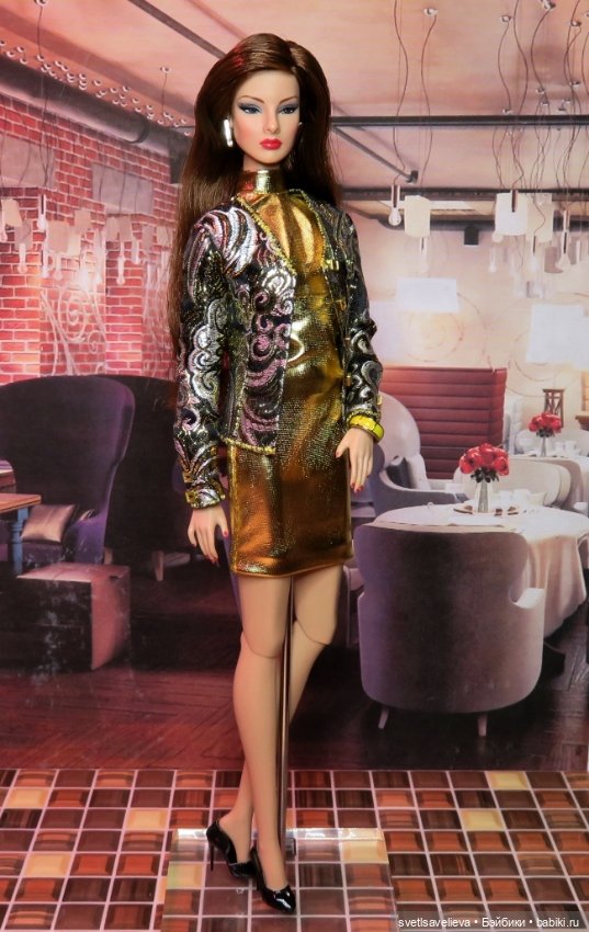 В золотом — Одежда и обувь для кукол своими руками: фото (фото 5)