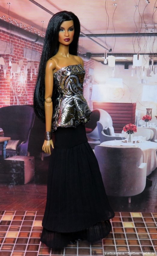 В золотом — Одежда и обувь для кукол своими руками: фото (фото 7)