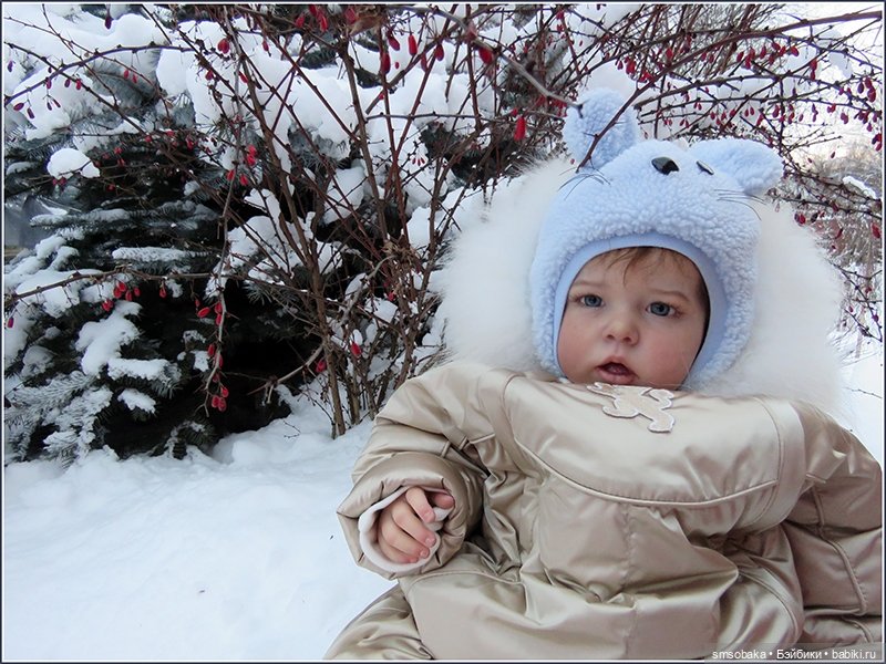 Димулька в зимней колясочке (фото 6)