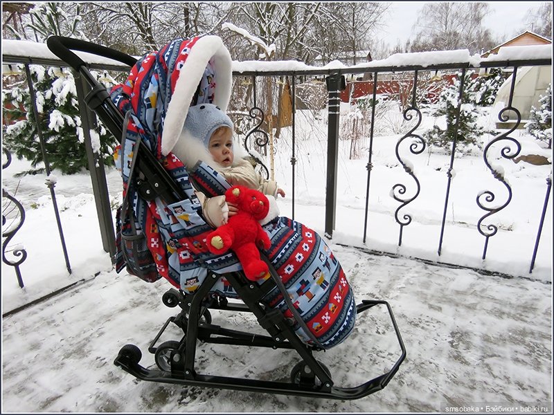 Димулька в зимней колясочке (фото 4)
