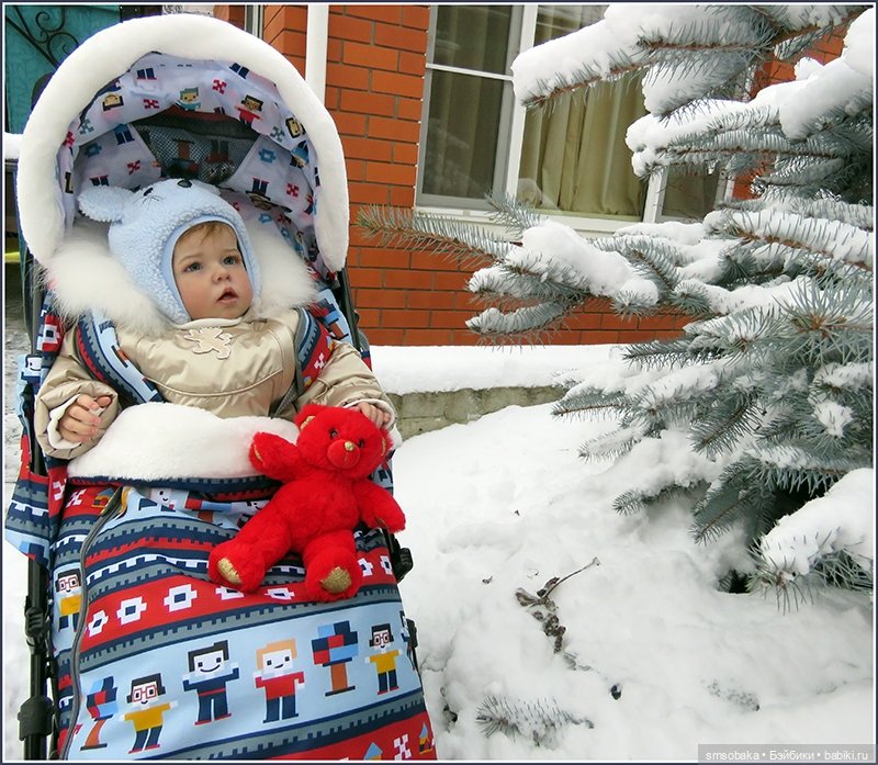 Димулька в зимней колясочке (фото 10)