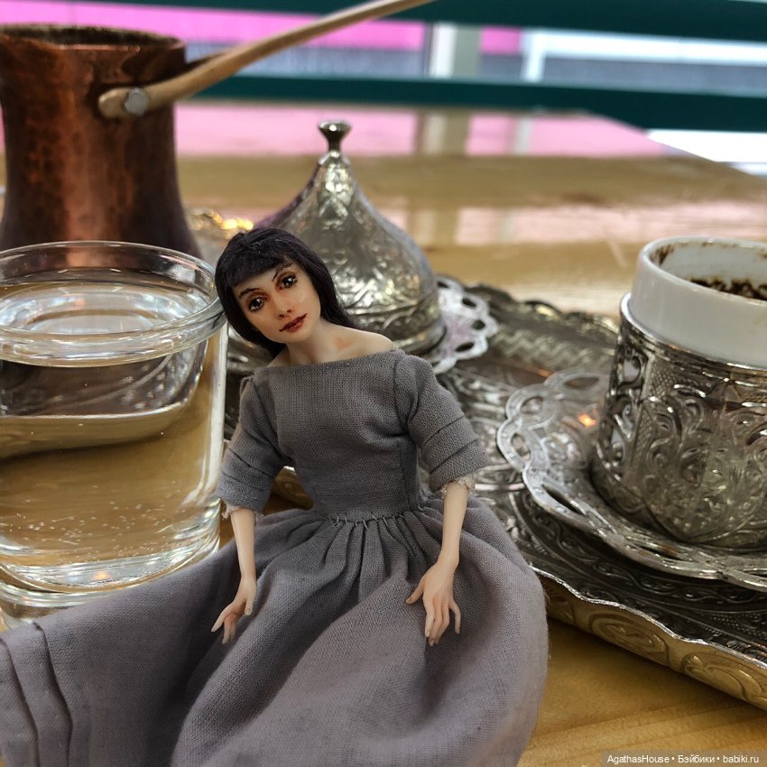 Одри, или Мечта о Париже — Авторские миниатюрные куклы: лепка (фото 5)