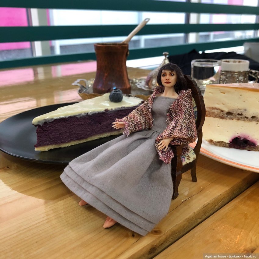 Одри, или Мечта о Париже — Авторские миниатюрные куклы: лепка