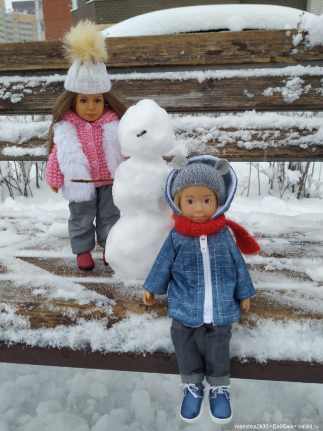 Карина и Макс на улице — Куклы Kathe Kruse (Кате/Кэте Крузе): фото (фото 5)