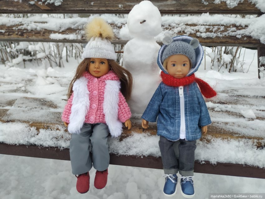 Карина и Макс на улице — Куклы Kathe Kruse (Кате/Кэте Крузе): фото (фото 4)
