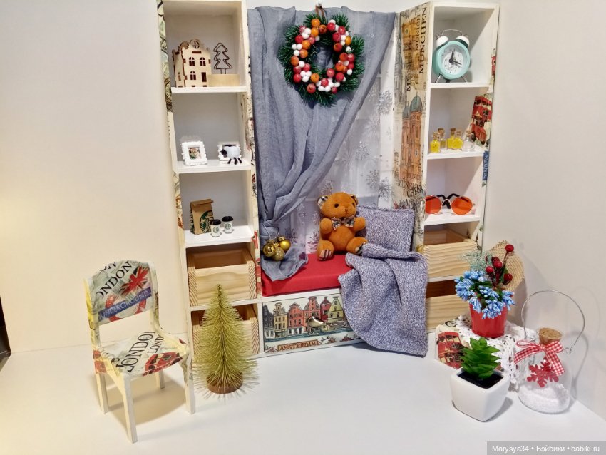 Моя мини-мастерская — Мебель для кукол и домиков: фото