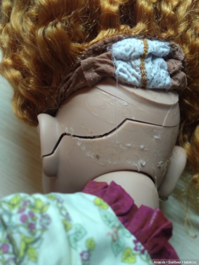 Спасение милой фройляйн — Реставрация и преображение кукол: ремонт (фото 2)