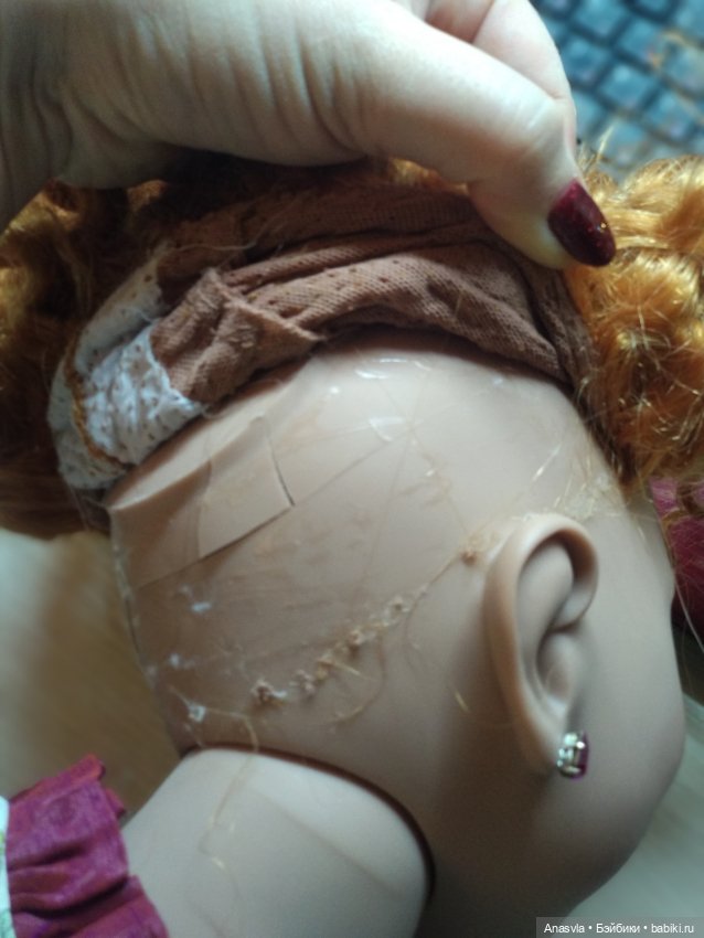 Спасение милой фройляйн — Реставрация и преображение кукол: ремонт (фото 3)