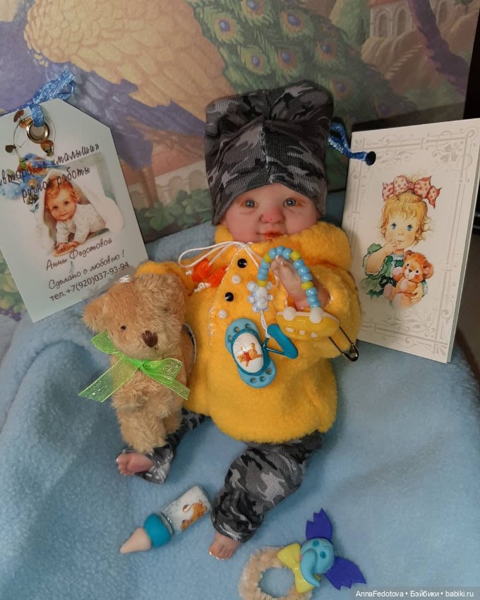 Мимимишные фотки — Авторские миниатюрные куклы: лепка (фото 2)