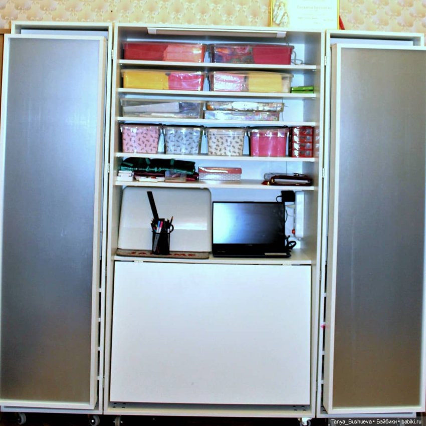 Моя Нарния — Хранение кукол и материалов: организация рабочего места (фото 5)