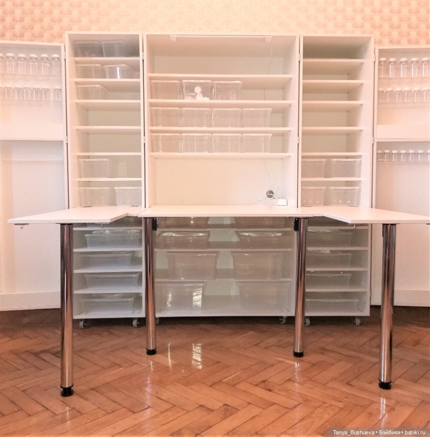 Моя Нарния — Хранение кукол и материалов: организация рабочего места (фото 2)