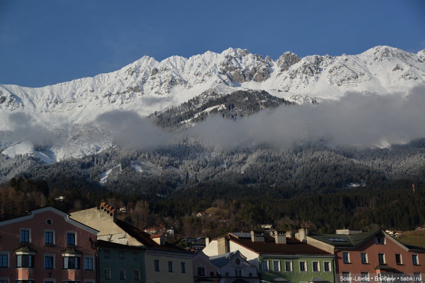Симка катается на сноуборде или добро пожаловать в Иннсбрук