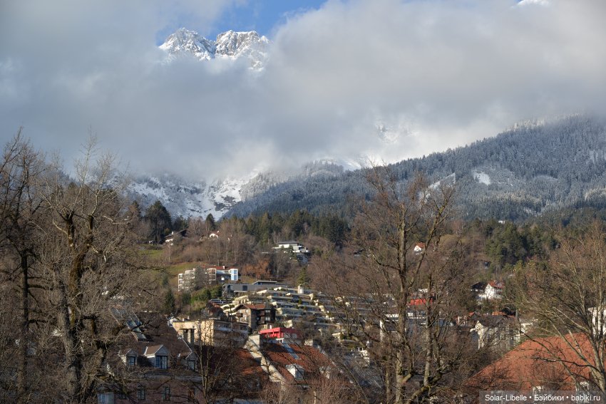 Симка катается на сноуборде или добро пожаловать в Иннсбрук