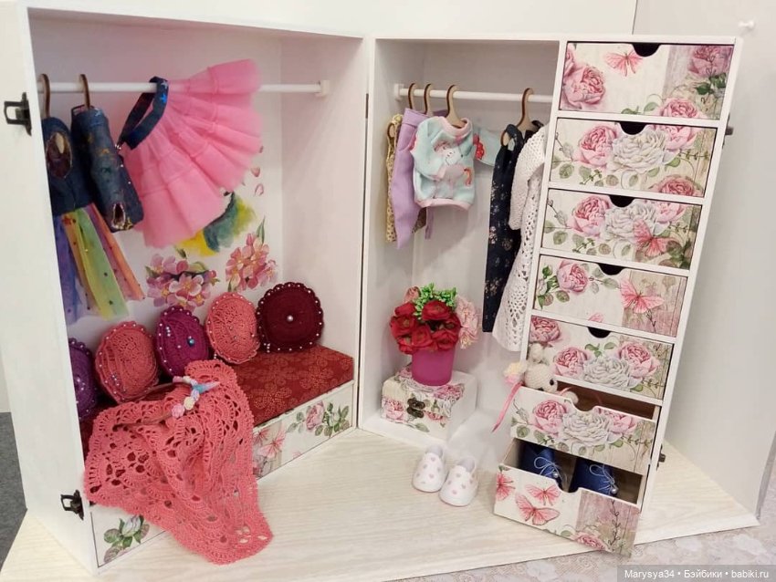 Гардероб для кукол — Румбоксы и кукольные интерьеры: фото (фото 3)
