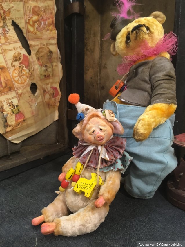 Hans &Pig — Авторские мишки Тедди и друзья: фото