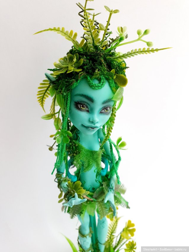 Травяная фея. ООАК МХ — Куклы Monster High и Ever After High: G1 (фото 3)