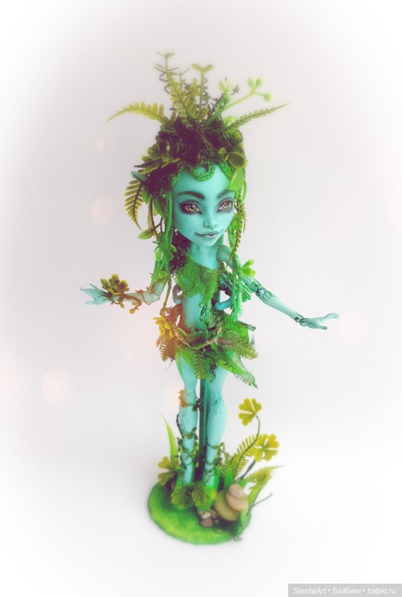 Травяная фея. ООАК МХ — Куклы Monster High и Ever After High: G1 (фото 6)
