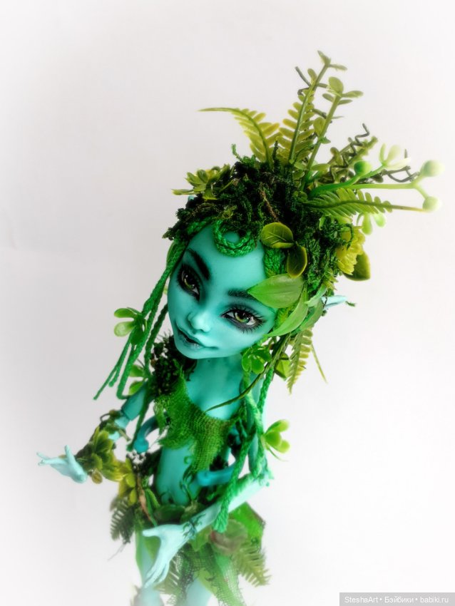 Травяная фея. ООАК МХ — Куклы Monster High и Ever After High: G1 (фото 5)