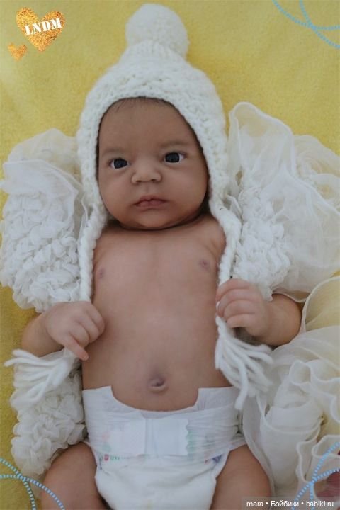 Realborn Johannah awake by Bountiful Baby, автор прототипа Marie Metayer (фото 2)