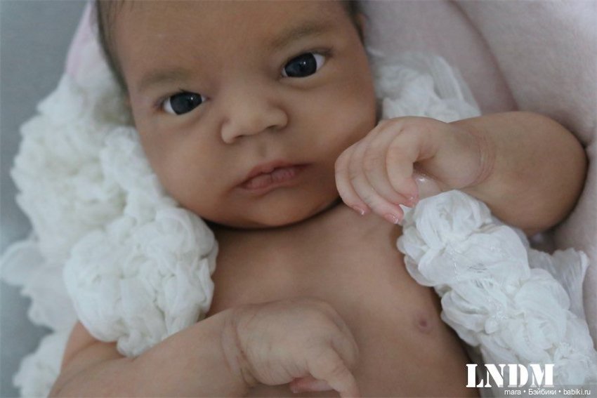 Realborn Johannah awake by Bountiful Baby, автор прототипа Marie Metayer (фото 6)