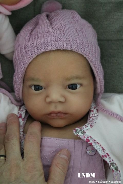 Realborn Johannah awake by Bountiful Baby, автор прототипа Marie Metayer (фото 8)