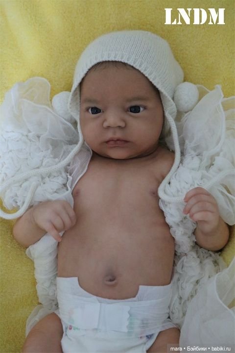 Realborn Johannah awake by Bountiful Baby, автор прототипа Marie Metayer (фото 3)