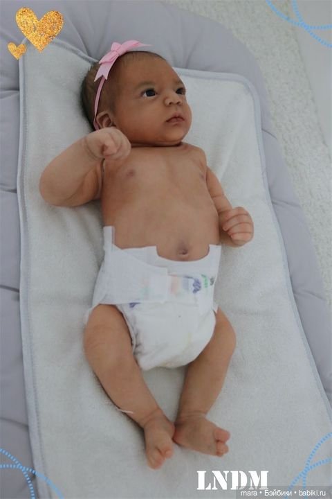 Realborn Johannah awake by Bountiful Baby, автор прототипа Marie Metayer (фото 7)
