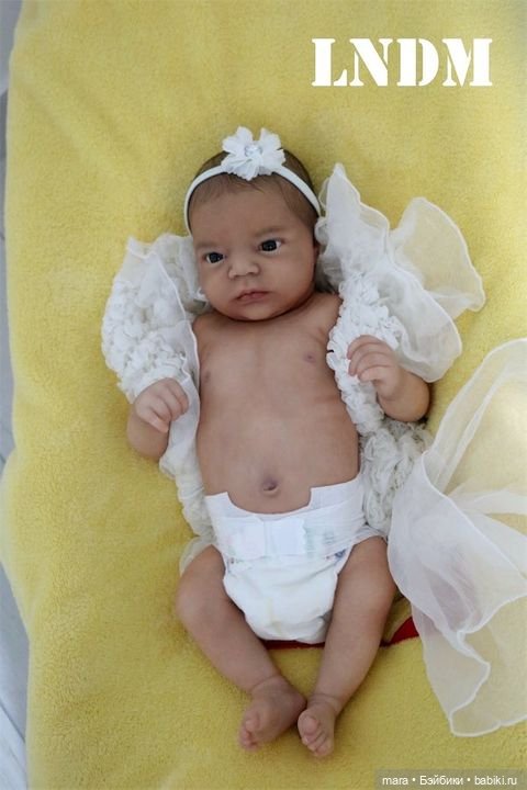 Realborn Johannah awake by Bountiful Baby, автор прототипа Marie Metayer