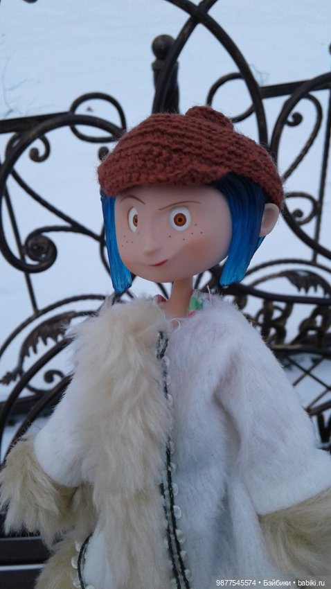 Зима 2020. И новенькая бжд малышка 3,4 см