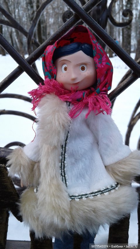 Зима 2020. И новенькая бжд малышка 3,4 см (фото 3)