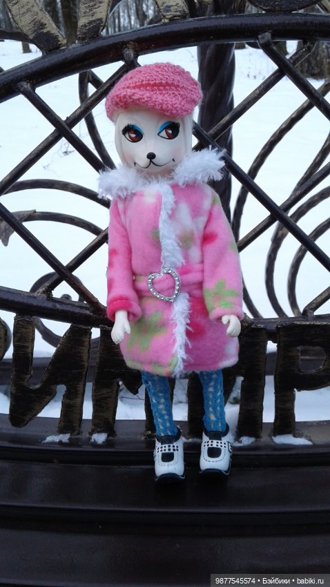 Зима 2020. И новенькая бжд малышка 3,4 см (фото 7)