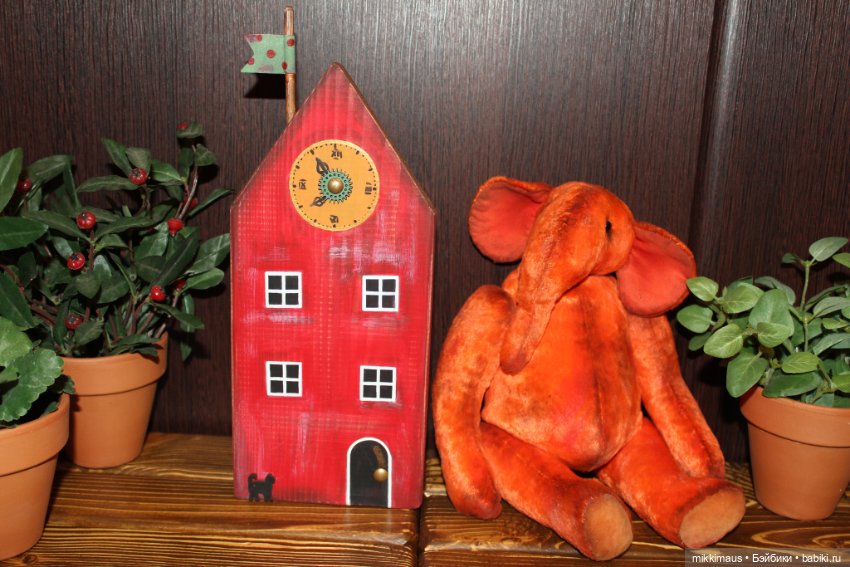 Домики из дерева и Слоники Тедди (фото 5)