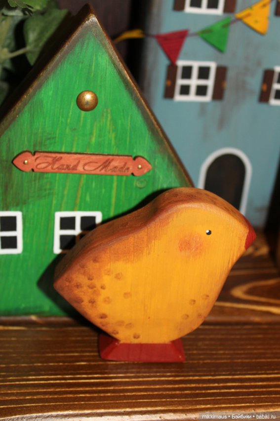 Домики из дерева и Слоники Тедди (фото 10)