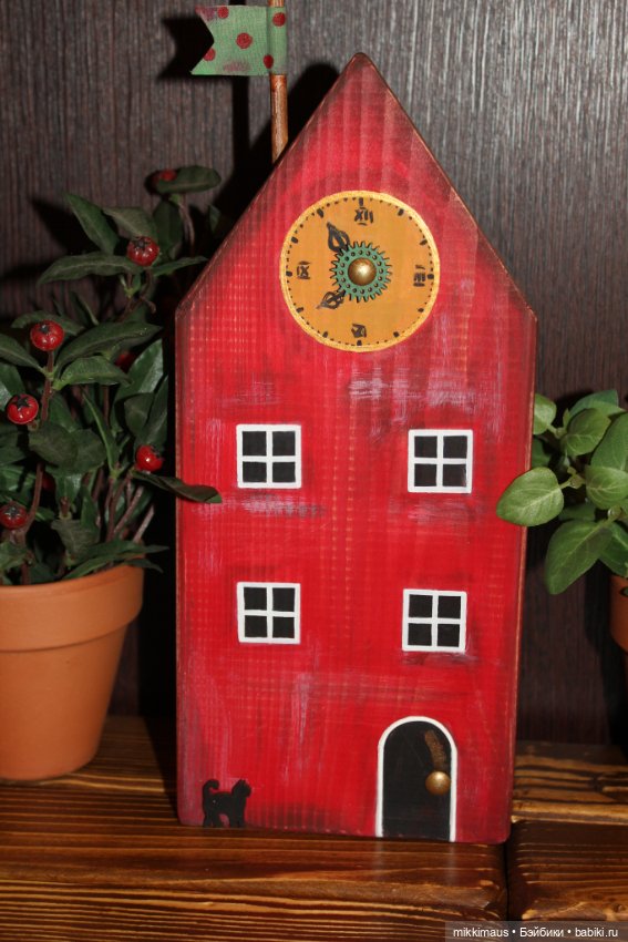 Домики из дерева и Слоники Тедди (фото 4)