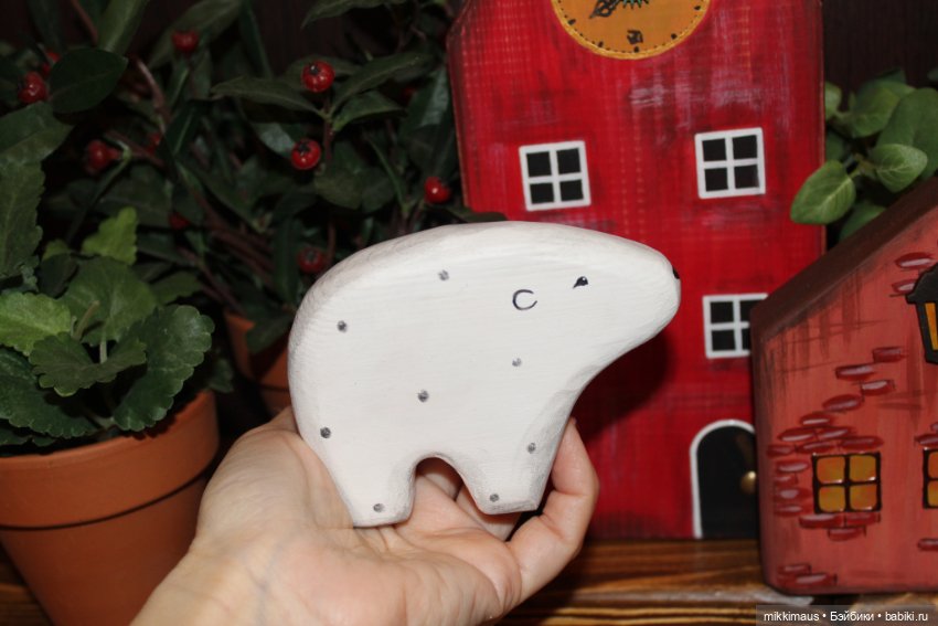 Домики из дерева и Слоники Тедди